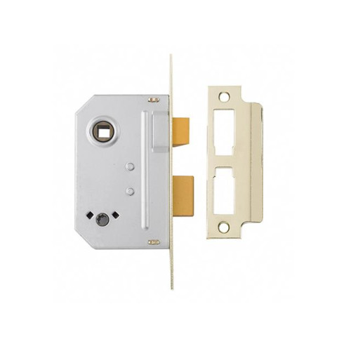 Pm236 Bathroom 2 Lever Sash Lock 67mm 2.5In Polished Chrome