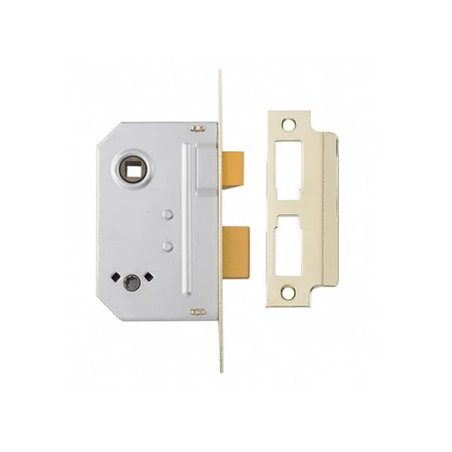 Pm236 Bathroom 2 Lever Sash Lock 67mm 2.5In Polished Chrome