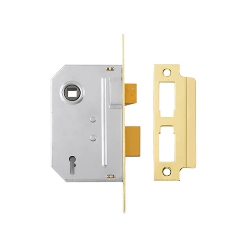 Yale PM246 Internal 2 Lever Mortice Sash Lock 67mm 2.5in Polished Brass