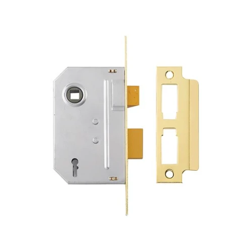Yale PM246 Internal 2 Lever Mortice Sash Lock 80mm 3in Polished Brass