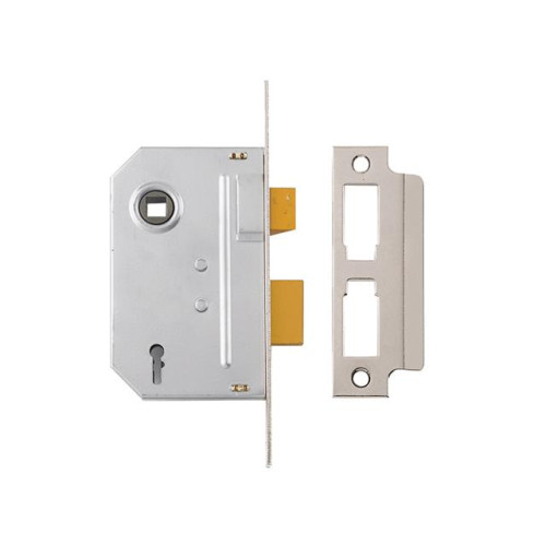 Yale PM320 3 Lever Mortice Sash Lock 67mm 2.5In Polished Chrome