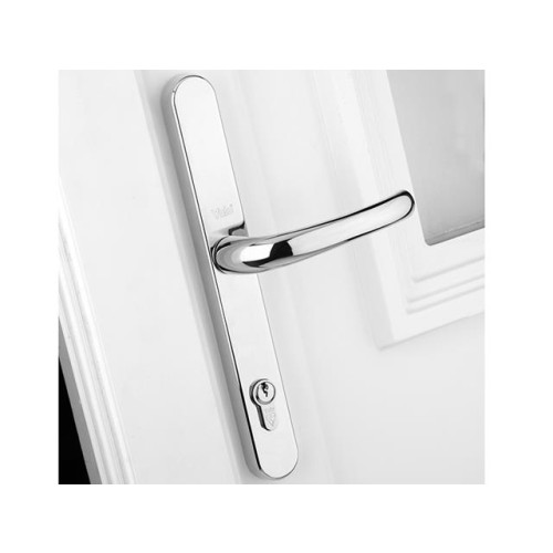 PVCu Retro Door Handle Polished Chrome Finish P-PVC-RH-PC