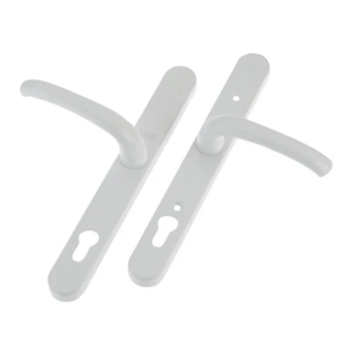 Yale PVCu Retro Door Handle Polished PVD White Finish P-PVC-RH-WH
