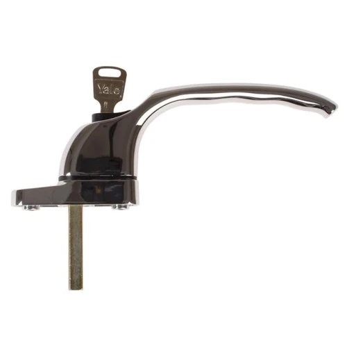 Yale PVCu Window Handle Chrome