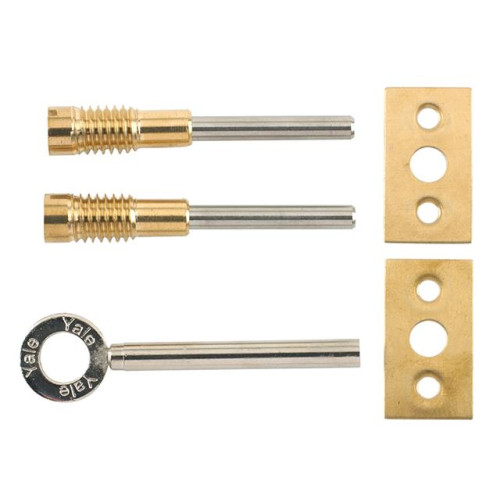 8013 Dual Screw Window Lock Brass Finish Pack of 2