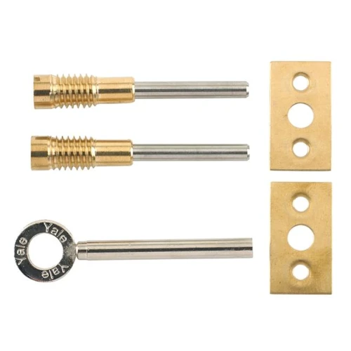 8013 Dual Screw Window Lock Brass Finish Pack of 2