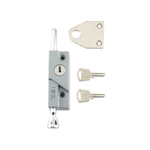 8K116 Multi-Purpose Door Bolt Silver Enamel Finish Visi