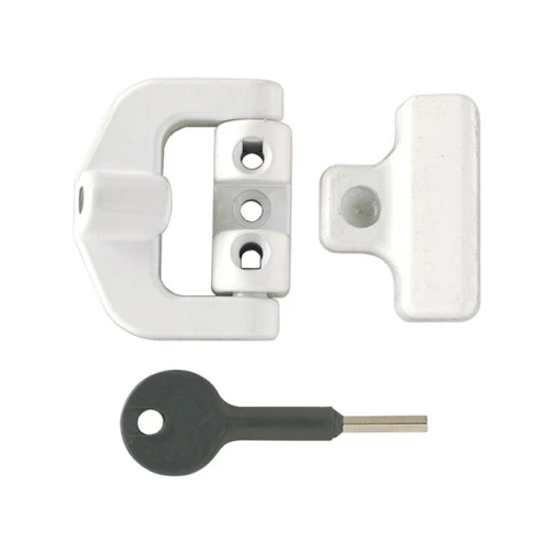 8K123 PVCu Window Lock White Finish
