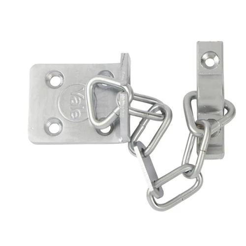 Yale WS6 Security Door Chain - Satin Chrome Finish