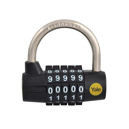 Yale Y160 48mm Steel 5-Dial Combination Padlock
