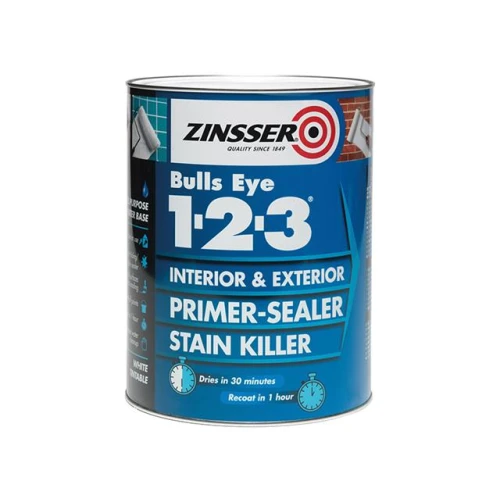 Zinsser Bullseye 123 Primer Sealer 5 Litres
