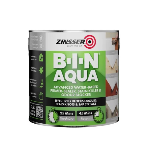 Zinsser B-I-N&Acirc;&reg; Aqua 2.5 litre
