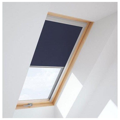 Dakea Blackout blind, multifit, dark blue, 94x118