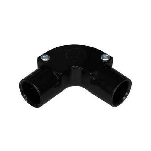 Stalbridge Building Supplies Ltd Conduit Inspection Elbow Black