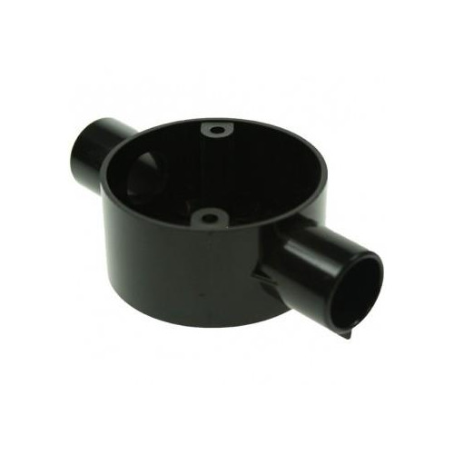 Stalbridge Building Supplies Ltd Conduit Junction Box & Lid 2 Way Through