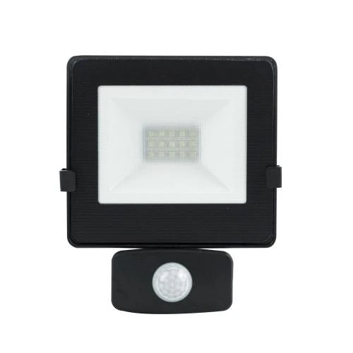 Luceco Eco Floodlight PIR 10W 800lm Black