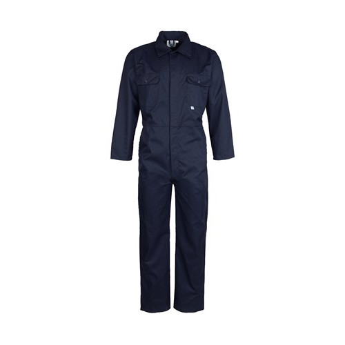 Fort Stud Front Coverall Navy 54"