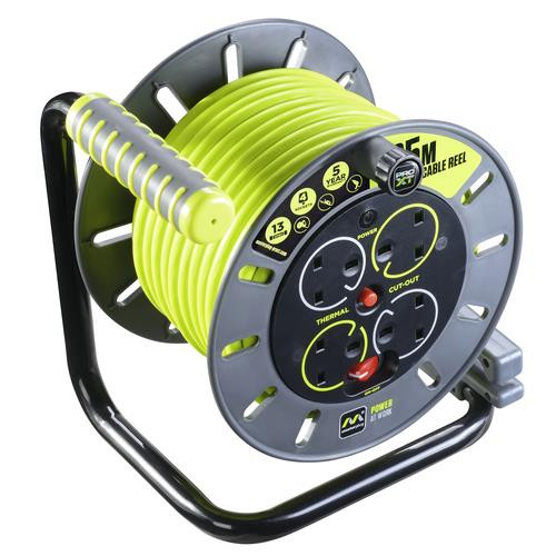 Cable Reel 25 Metre 13 Amp 230 Volt