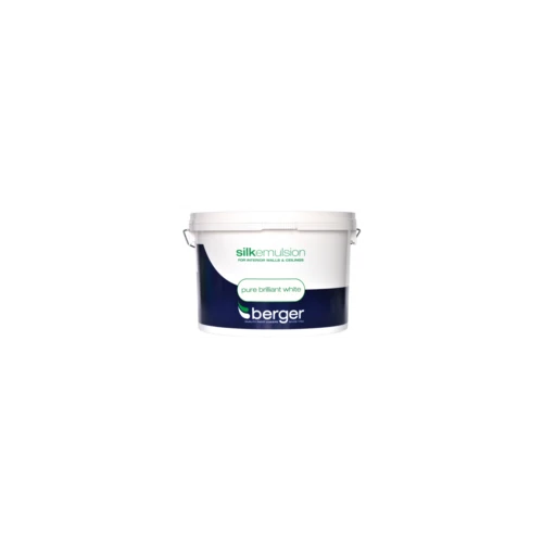 BERGER VINYL SILK BRILLIANT WHITE 10LITRES