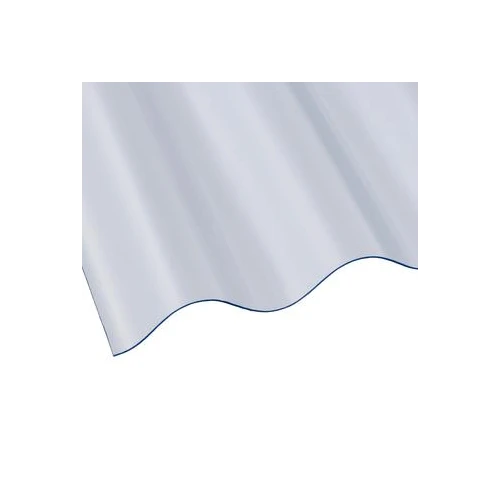 PVC Heavyweight Clear Corrugated Sheets 10'