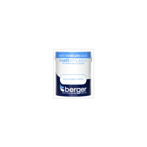 BERGER MATT BRILLIANT WHITE 3 LITRES