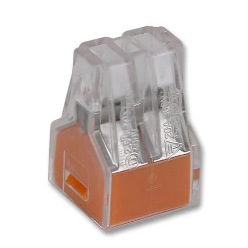 WAGO 2.5mm 24 Amp Pushwire connector (4) 10pk