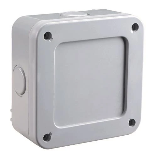 British General IP66 Junction Box with 5 Pole Terminal Black