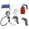 LPZ 7 Set: Compressed Air Tool Set: Blow gun, tyre inflator incl adaptor and ball needle, paint spray gun, PA sprial hose