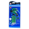 Blue Spot Tools 9 Pce Long Arm Chrome Vanadium Tamper Proof Torx Key Set