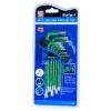 Blue Spot Tools 9 Pce Long Arm Chrome Vanadium Tamper Proof Torx Key Set