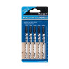 Blue Spot Tools 5 PCE HCS Fast Cut Jigsaw Blades For Wood (6 TPI)