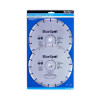 Blue Spot Tools 2 Pce 230mm (9") Segmented Diamond Dry Cutting Disc