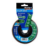 Blue Spot Tools 115mm (4.5") 40 Grit Aluminium Oxide Flap Disc (Header Card)