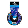 Blue Spot Tools 115mm (4.5") 120 Grit Aluminium Oxide Flap Disc (Header Card)