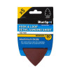 Blue Spot Tools 140mm 5 Pack 80 Grit Detail Sanding Sheets