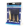 Blue Spot Tools 3PCE Hex Shank HSS Step Drill Set (4 - 32mm)