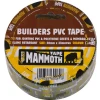 BUILDERS PVC TAPE BLACK 75MM 33MTR