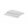 3mm x 28mm x 100mm White Flat Packers