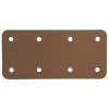 Sleeper Secure Short Internal Sleeper Straight Flat Support Plate Brown