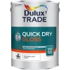 Dulux Trade Quick Dry Gloss Pure Brilliant White 5 Litres
