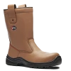 V6816 Polar Tan Fur Lined Rigger Boot