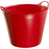 Faithfull Heavy-Duty Polyethylene Flex Tub 26 Litres Red