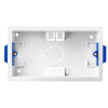 British General 2 Gang Deep Rectangular Dry Lining Box 47mm