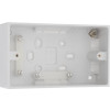 Surface box twin socket deep