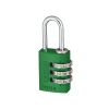 145/20 20mm Aluminium Combination Padlock Green 46571