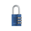 145/30 30mm Aluminium Combination Padlock Blue 46577