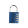 145/40 40mm Aluminium Combination Padlock Blue 49523