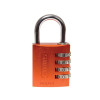 145/40 40mm Aluminium Combination Padlock Orange 49527