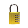 145/40 40mm Aluminium Combination Padlock Yellow 49535