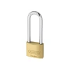 55/40HB63 40mm Brass Padlock 63mm Long Shackle Keyed 5402